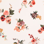 Crepe Grosso Flores Cru - Ribes y Casals