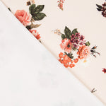 Crepe Grosso Flores Cru - Ribes y Casals