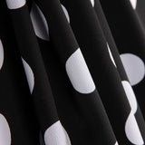 Tecido Crepe Bola Branca Fundo Verde 7 mm - Ribes y Casals