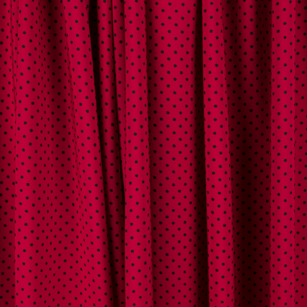 Crepe Mini Lunares Grana - Ribes y Casals