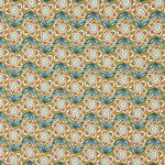 Crepe De Poliéster Margaridas Vintage - Ribes y Casals