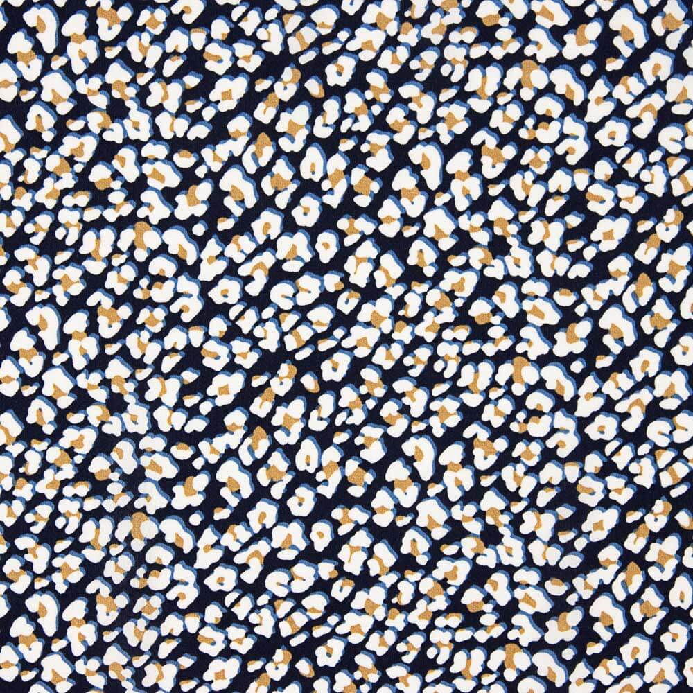 Crepe Marroquino Leopardo Ocre - Ribes y Casals
