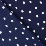 Crepe Moteada Azul Noche - Ribes y Casals