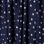 Crepe Moteada Azul Noche - Ribes y Casals