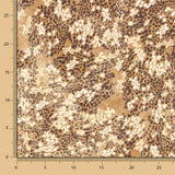 Crepe Salpicado Leopardo Mokka - Ribes y Casals