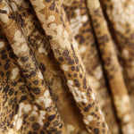 Crepe Salpicado Leopardo Mokka - Ribes y Casals