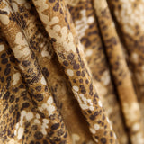 Crepe Salpicado Leopardo Mokka - Ribes y Casals