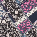 Crepe Pacthwork Azul Noite - Ribes y Casals