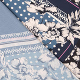 Crepe Pacthwork Azul Noite - Ribes y Casals