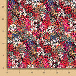 Crepe Poliéster Flor Confete Vermelho - Ribes y Casals