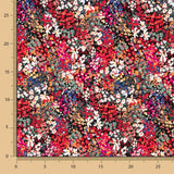 Crepe Poliéster Flor Confete Vermelho - Ribes y Casals