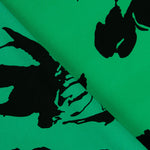 Crepe Poliéster Flor Verde - Ribes y Casals