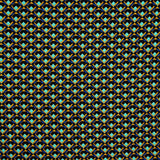 Crepe Poliéster Geo Água-Marinha - Ribes y Casals