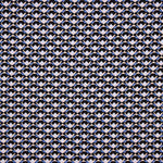 Crepe Poliéster Geo Azul Denim - Ribes y Casals
