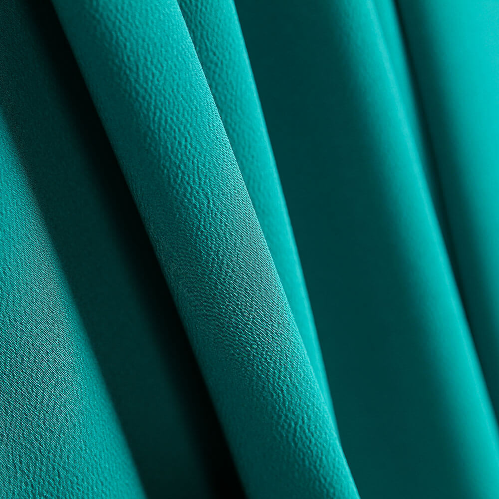 Retal Crepe Poliéster Verde Fuerte 120x145 cm - Ribes y Casals