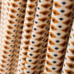 Crepe Rombo Étnico Ocre - Ribes y Casals