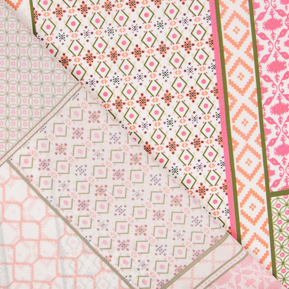 Crepe Étnico Patchwork - Ribes y Casals