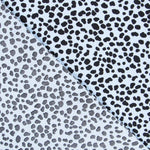 Crepe Viscose Azul Leopardo - Ribes y Casals