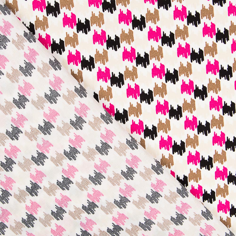 Crepe Viscose Salpicado Multicolorido - Ribes y Casals