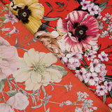 Crepe Viscosa Primavera Roja - Ribes y Casals