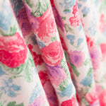 Crepe Viscose Rosas Vintage - Ribes y Casals