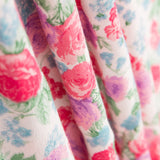 Crepe Viscose Rosas Vintage - Ribes y Casals