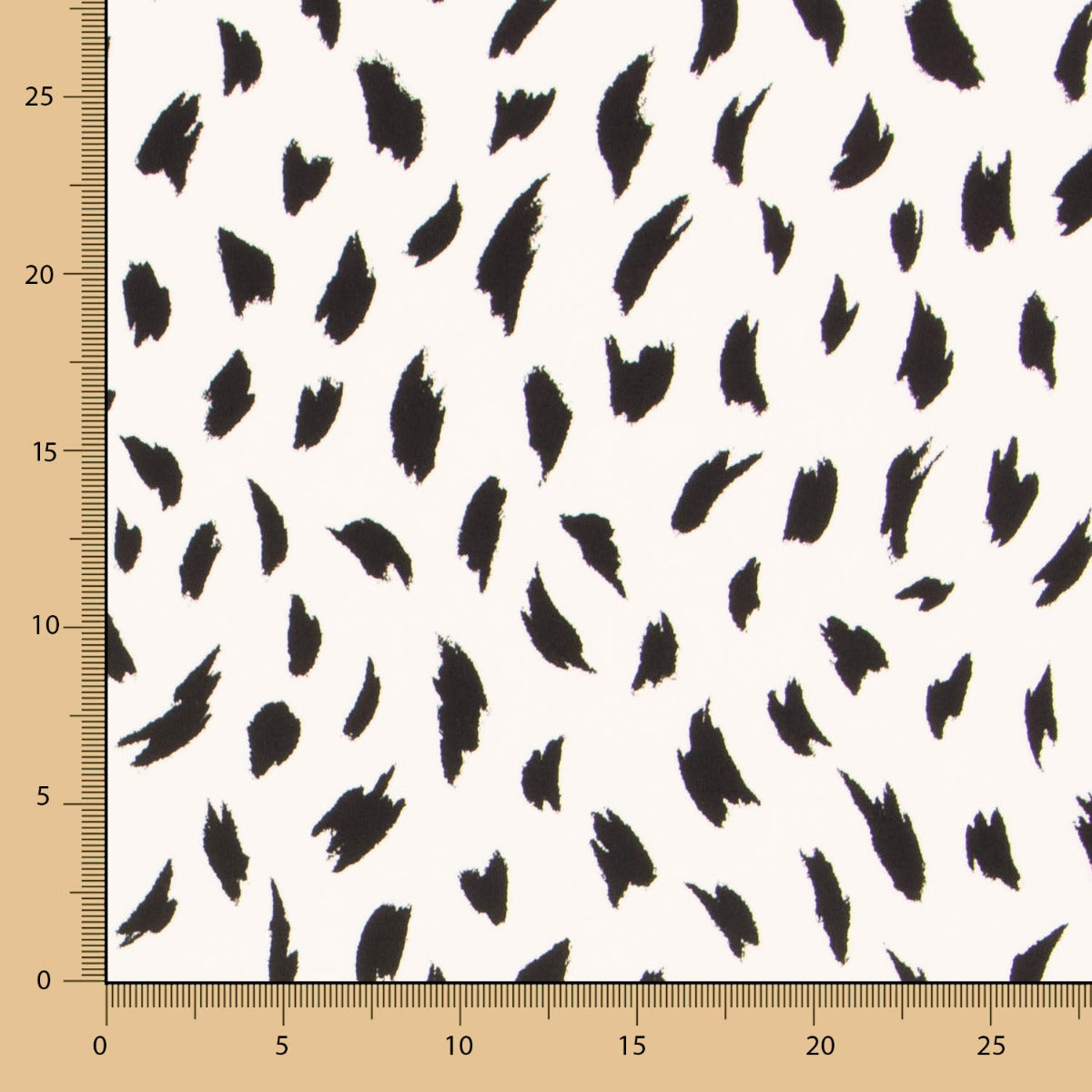 Crepe Viscose Traços Maxi Cru - Ribes y Casals