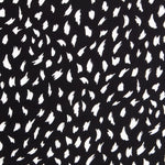 Crepe Viscose Traços Maxi Preto - Ribes y Casals