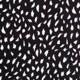 Crepe Viscose Traços Maxi Preto - Ribes y Casals