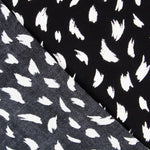 Crepe Viscose Traços Maxi Preto - Ribes y Casals