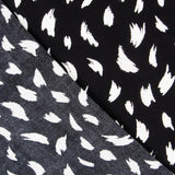 Crepe Viscose Traços Maxi Preto - Ribes y Casals