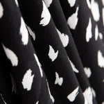 Crepe Viscose Traços Maxi Preto - Ribes y Casals