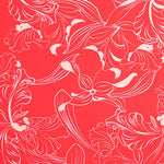 Crepe Viscose Traços Vermelho - Ribes y Casals