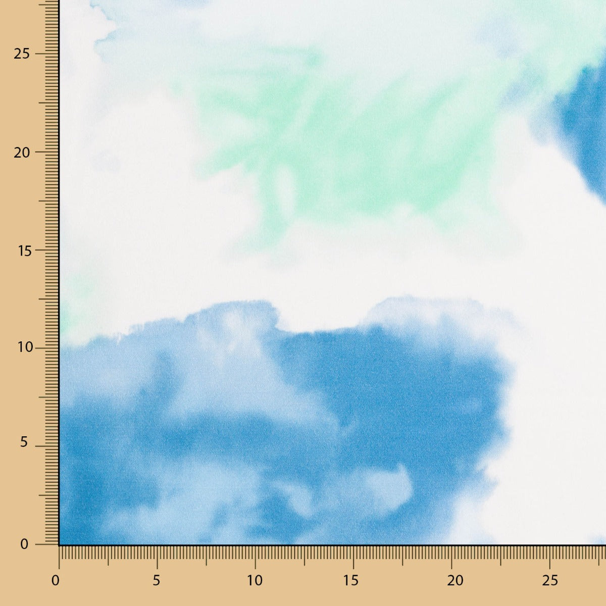 Crepe Viscose Tye Die Azul - Ribes y Casals