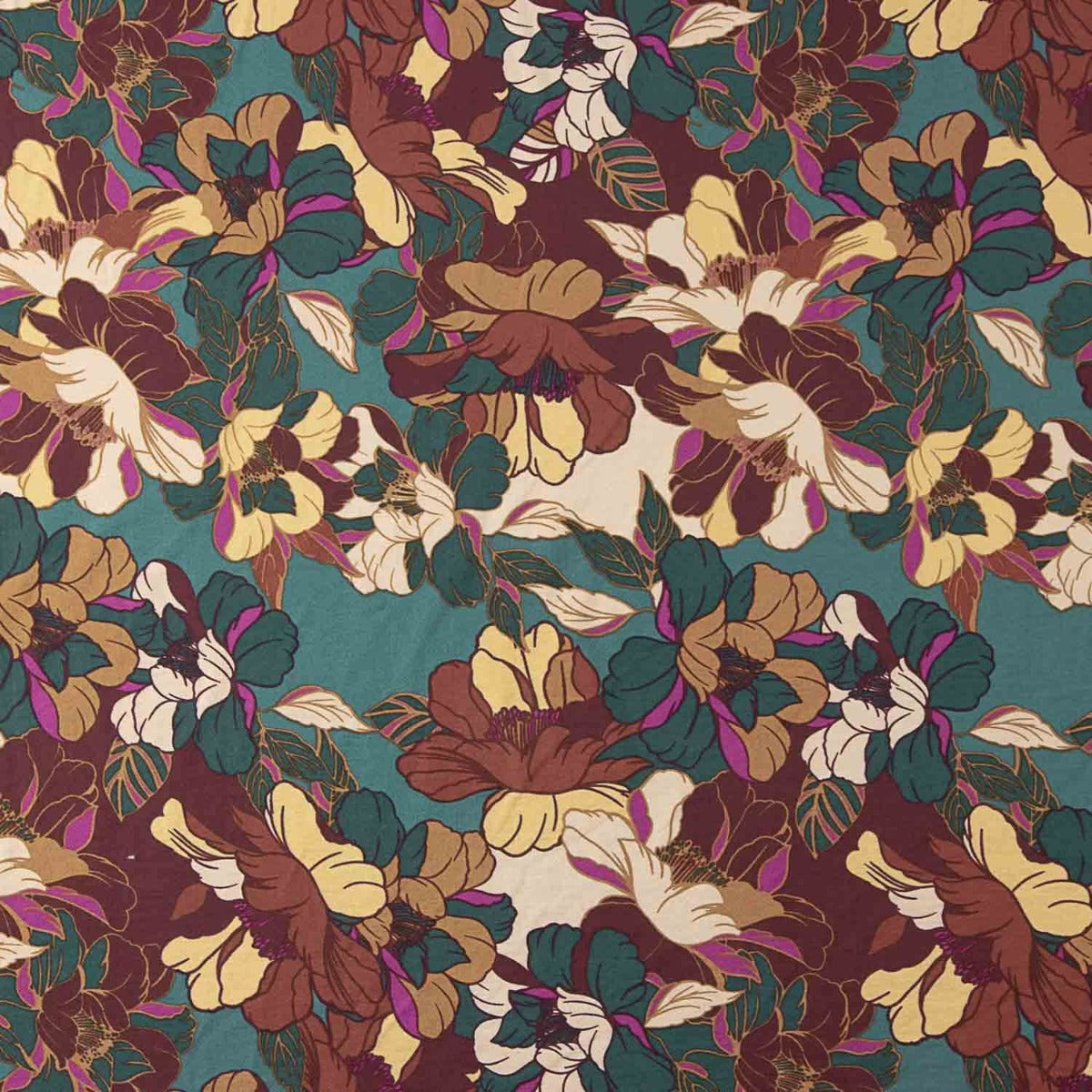 Crepe Viscose Vanette Verde - Ribes y Casals