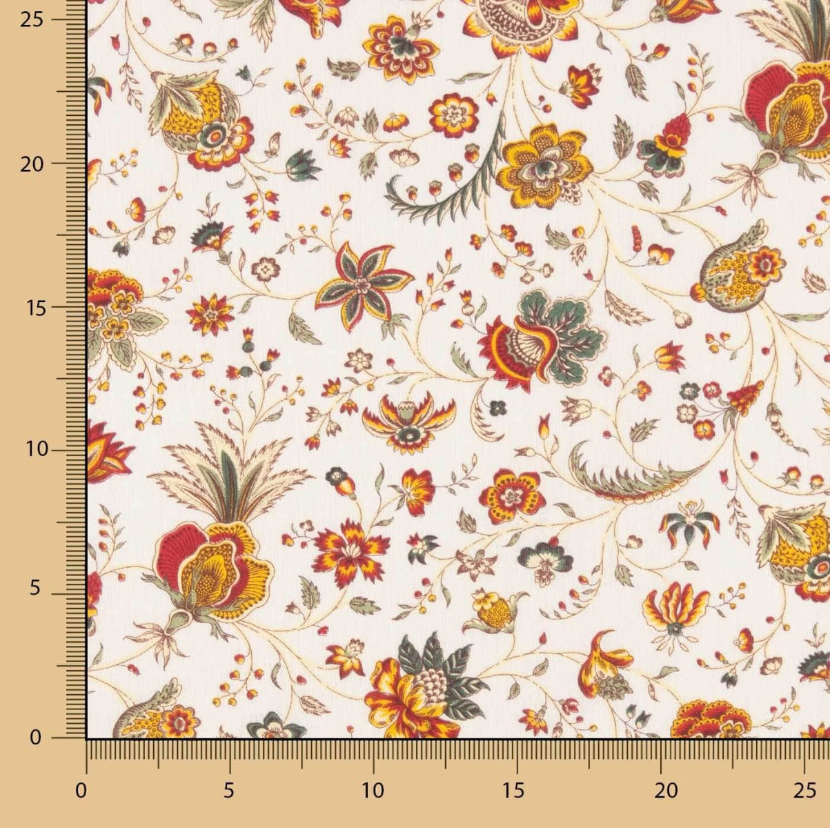 Cretone Algodão Floral Vintage - Ribes y Casals