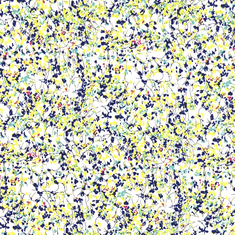 Crispy Milano Estampado Floreado Pistaches - Ribes y Casals