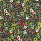 Crispy Milano Estampado Prado Flor Vermelho - Ribes y Casals