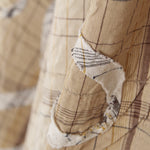 Tecido Xadrez Laços Bege - Ribes y Casals