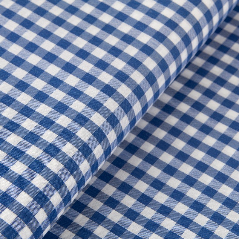 Tecido Xadrez Vichy Azul 6mm - Ribes y Casals