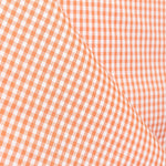 Tecido Xadrez Vichy Laranja 5mm - Ribes y Casals