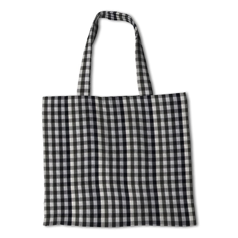 Tecido Xadrez Vichy Preto 5mm - Ribes y Casals