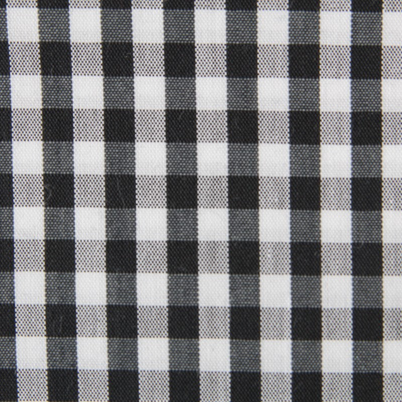 Tecido Xadrez Vichy Preto 9mm - Ribes y Casals