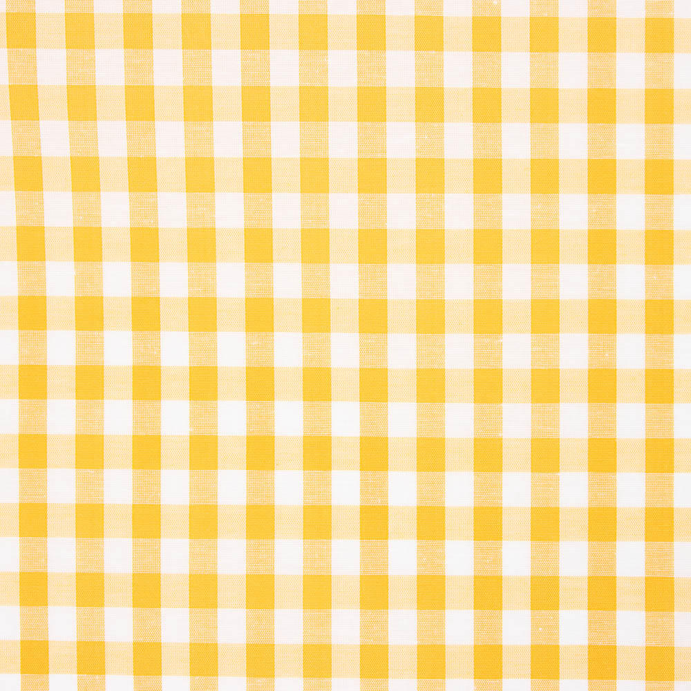 Tecido Xadrez Vichy Amarelo 6mm - Ribes y Casals