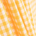 Tecido Xadrez Vichy Amarelo 6mm - Ribes y Casals