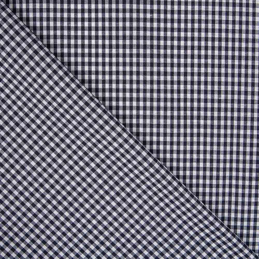 Tecido Xadrez Vichy Marinho Mini - Ribes y Casals