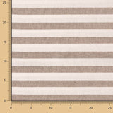 Loneta Rústica Listrada Maxi Castanho - Ribes y Casals