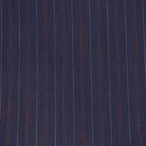 Denim Elástico Listras Azul - Ribes y Casals