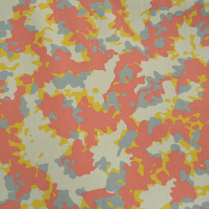 Denim Estampado Militar Coral - Ribes y Casals