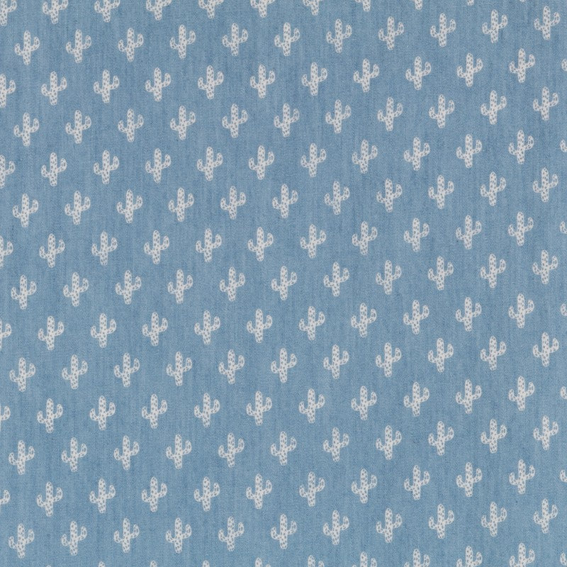 Tela Denim Fino Blue - Ribes y Casals